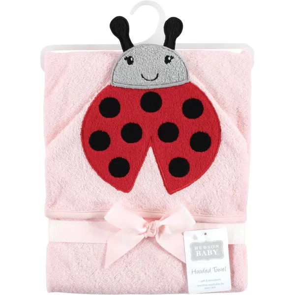 Hudson Baby Unisex Baby Cotton Animal Face Hooded Towel, Miss Penguin, One Size