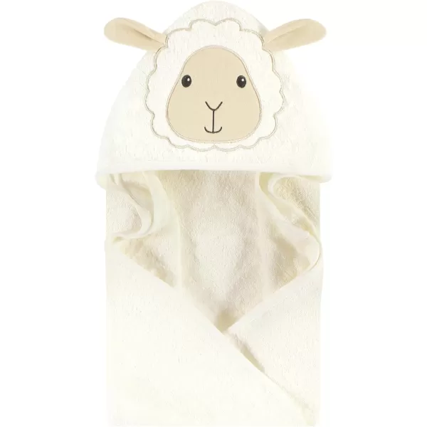 Hudson Baby Unisex Baby Cotton Animal Face Hooded Towel, Miss Penguin, One Size