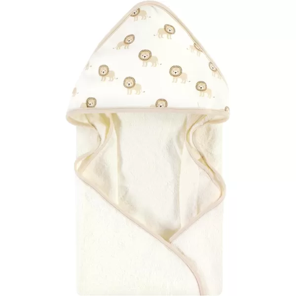 Hudson Baby Unisex Baby Cotton Animal Face Hooded Towel, Miss Penguin, One Size