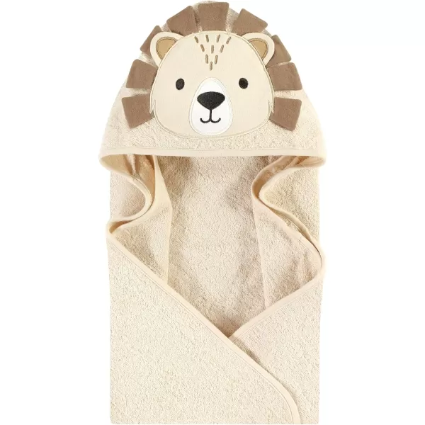 Hudson Baby Unisex Baby Cotton Animal Face Hooded Towel, Miss Penguin, One Size