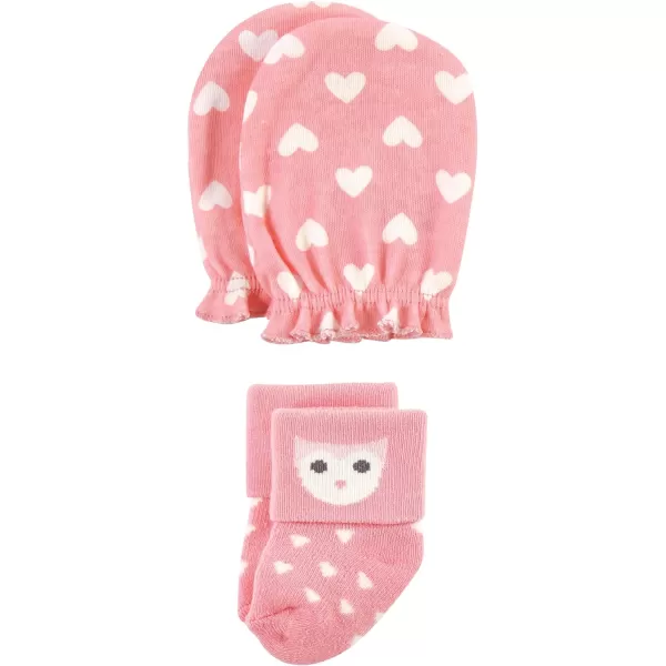 Hudson Baby baby-girls Socks and Mittens Set
