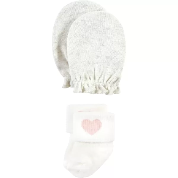 Hudson Baby baby-girls Socks and Mittens Set
