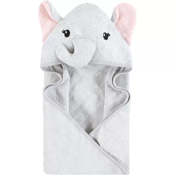 Hudson Baby Unisex Baby Cotton Animal Face Hooded Towel, Miss Penguin, One Size