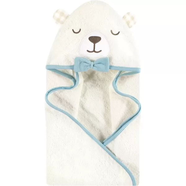 Hudson Baby Unisex Baby Cotton Animal Face Hooded Towel, Miss Penguin, One Size