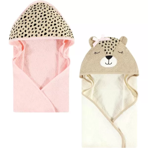 Hudson Baby Unisex Baby Cotton Animal Face Hooded Towel, Miss Penguin, One Size