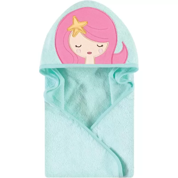 Hudson Baby Unisex Baby Cotton Animal Face Hooded Towel, Miss Penguin, One Size