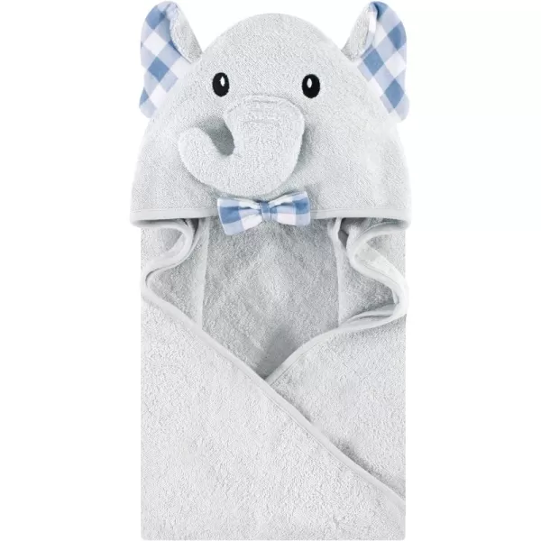 Hudson Baby Unisex Baby Cotton Animal Face Hooded Towel, Miss Penguin, One Size