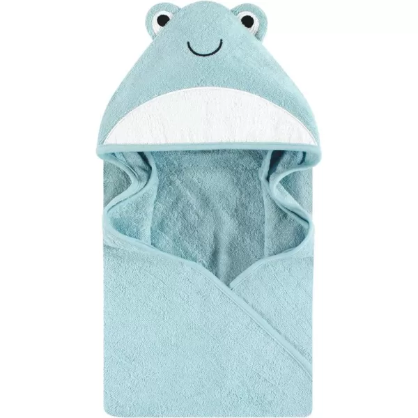 Hudson Baby Unisex Baby Cotton Animal Face Hooded Towel, Miss Penguin, One Size