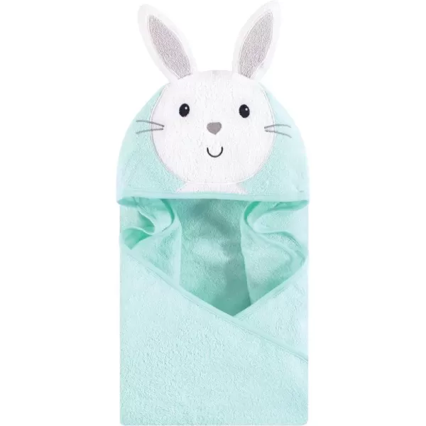 Hudson Baby Unisex Baby Cotton Animal Face Hooded Towel, Miss Penguin, One Size