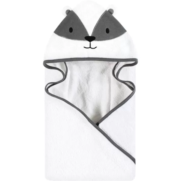 Hudson Baby Unisex Baby Cotton Animal Face Hooded Towel, Miss Penguin, One Size