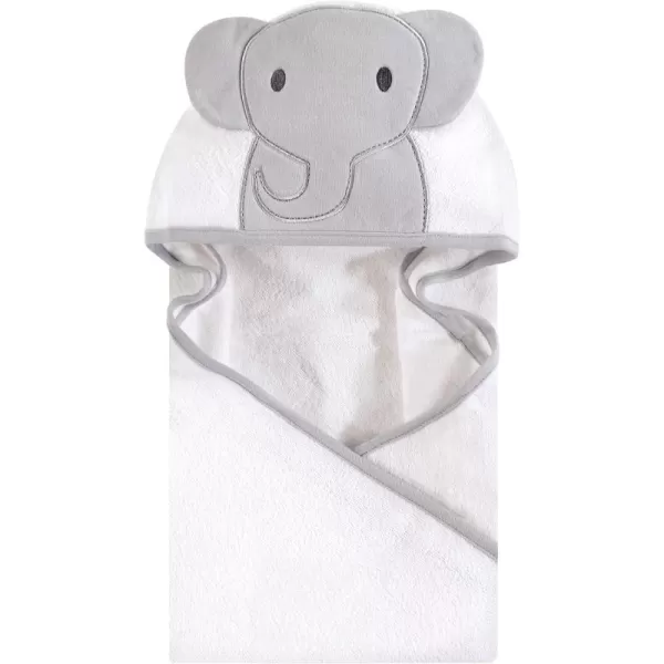 Hudson Baby Unisex Baby Cotton Animal Face Hooded Towel, Miss Penguin, One Size