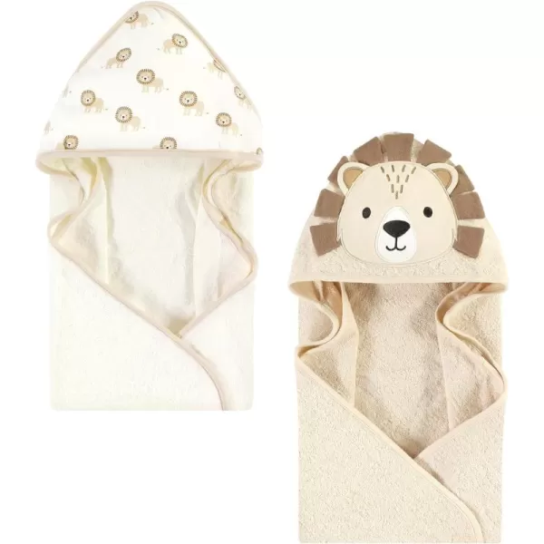 Hudson Baby Unisex Baby Cotton Animal Face Hooded Towel, Miss Penguin, One Size