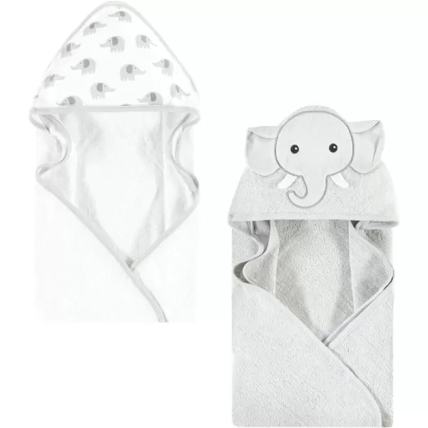 Hudson Baby Unisex Baby Cotton Animal Face Hooded Towel, Miss Penguin, One Size