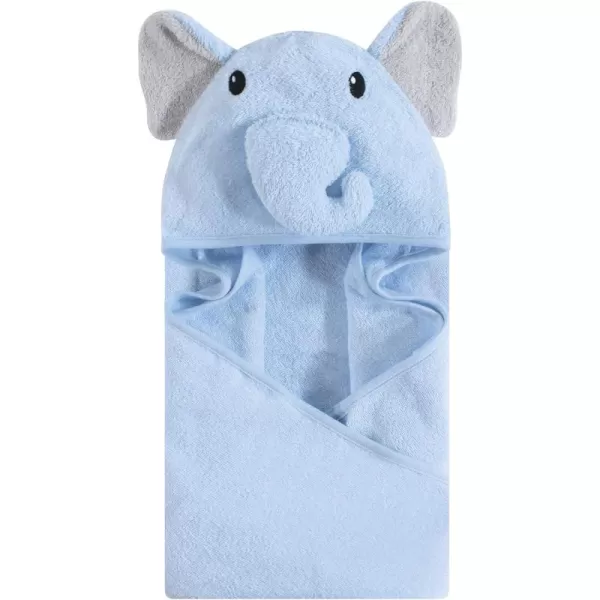 Hudson Baby Unisex Baby Cotton Animal Face Hooded Towel, Miss Penguin, One Size