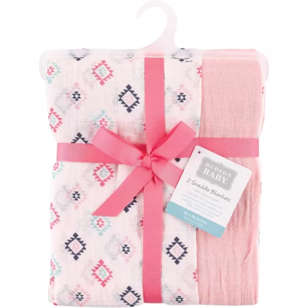 Hudson Baby Unisex Baby Cotton Muslin Swaddle Blankets, Woodland 3-Pack, 3-Pack