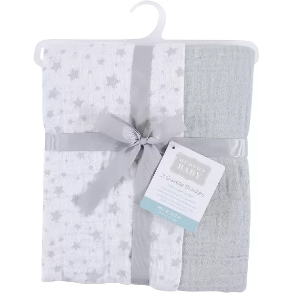 Hudson Baby Unisex Baby Cotton Muslin Swaddle Blankets, Woodland 3-Pack, 3-Pack