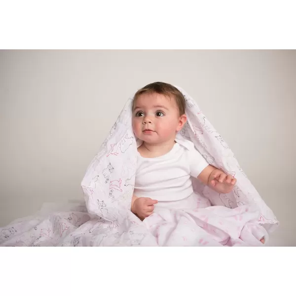 Hudson Baby Unisex Baby Cotton Muslin Swaddle Blankets, Woodland 3-Pack, 3-Pack