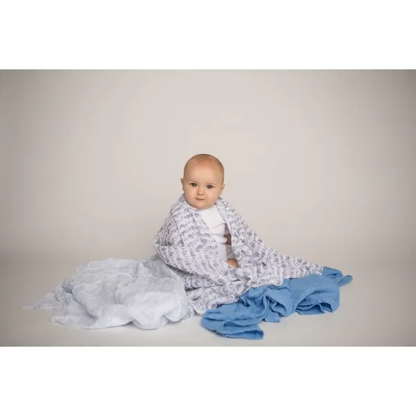Hudson Baby Unisex Baby Cotton Muslin Swaddle Blankets, Woodland 3-Pack, 3-Pack