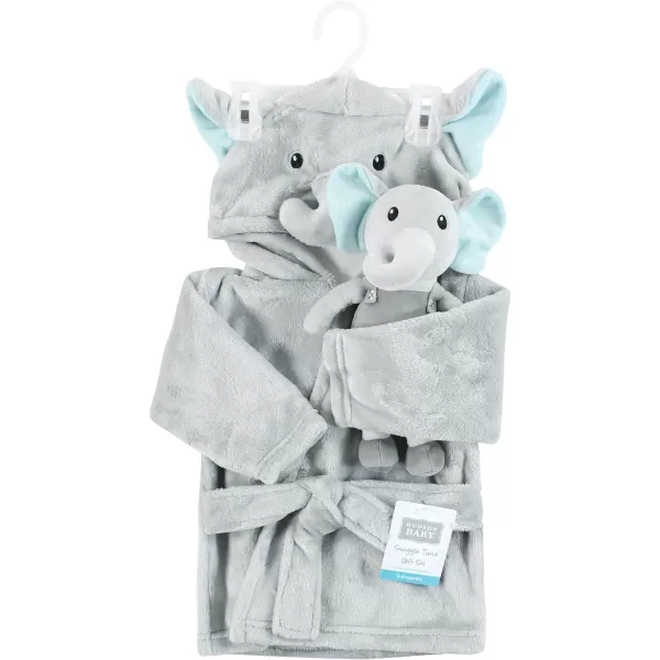 Hudson Baby Unisex BabyPlush Bathrobe and Toy Set