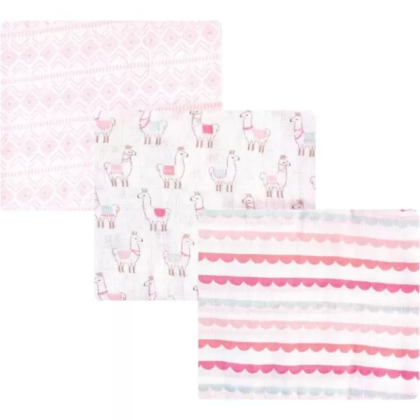 Hudson Baby Unisex Baby Cotton Muslin Swaddle Blankets, Woodland 3-Pack, 3-Pack