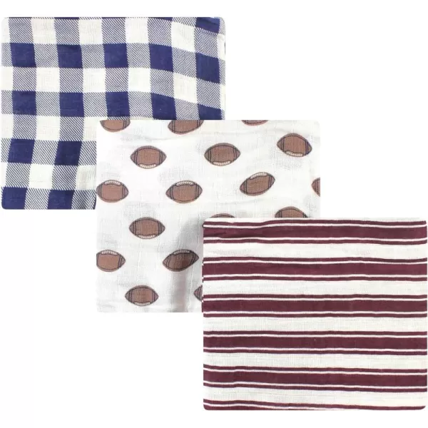 Hudson Baby Unisex Baby Cotton Muslin Swaddle Blankets, Woodland 3-Pack, 3-Pack