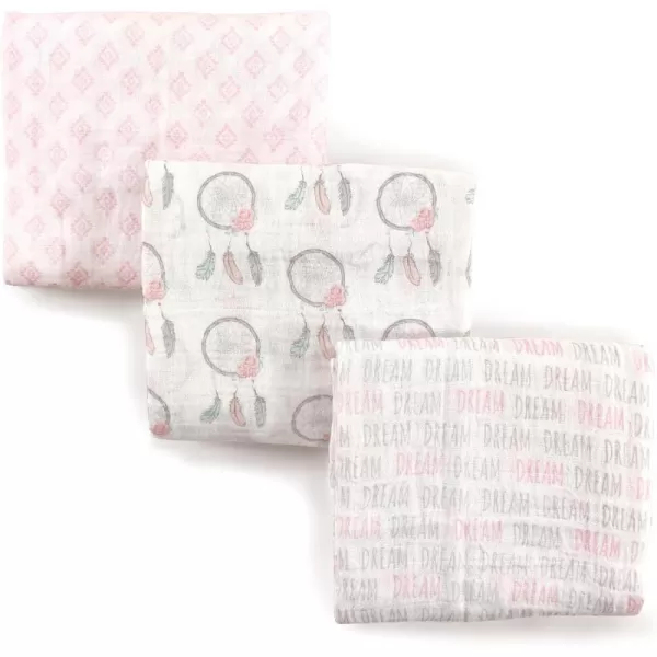 Hudson Baby Unisex Baby Cotton Muslin Swaddle Blankets, Woodland 3-Pack, 3-Pack