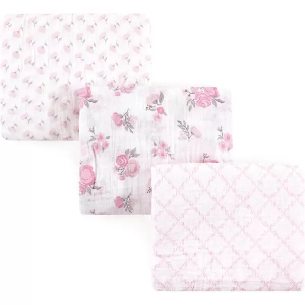 Hudson Baby Unisex Baby Cotton Muslin Swaddle Blankets, Woodland 3-Pack, 3-Pack