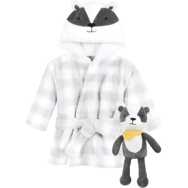 Hudson Baby Unisex BabyPlush Bathrobe and Toy Set