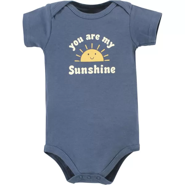 Hudson Baby baby-girls Unisex Baby Cotton Bodysuit and Pant Set, Kind Human, 6-9 Months