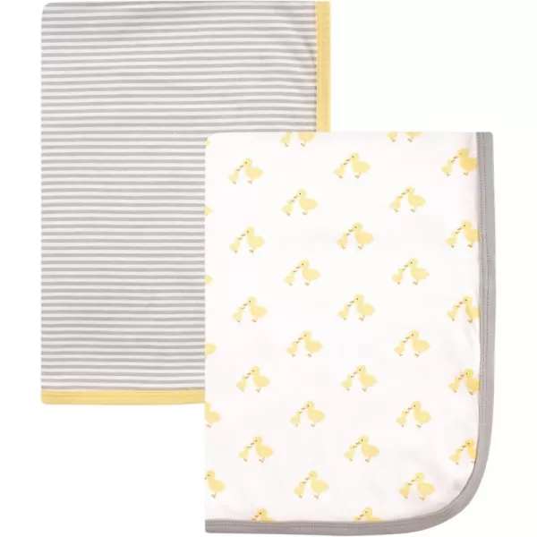 Hudson Baby Unisex Baby Cotton Swaddle Blankets, Woodland, One Size