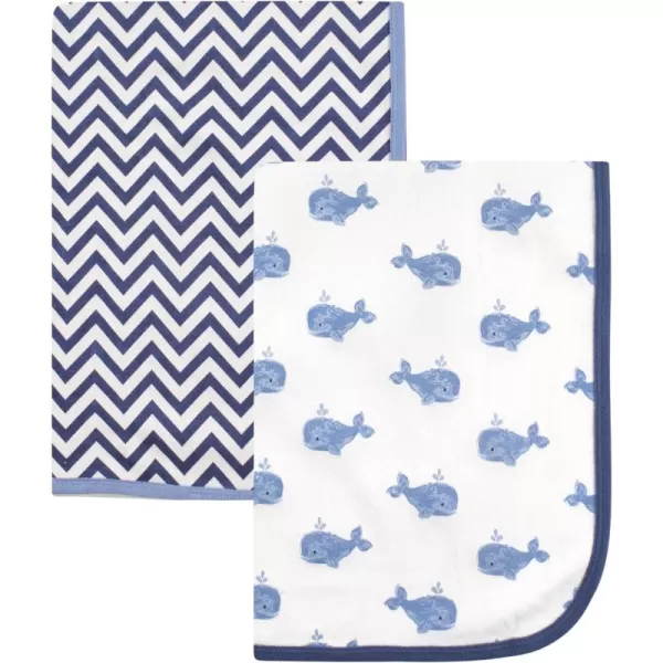 Hudson Baby Unisex Baby Cotton Swaddle Blankets, Woodland, One Size