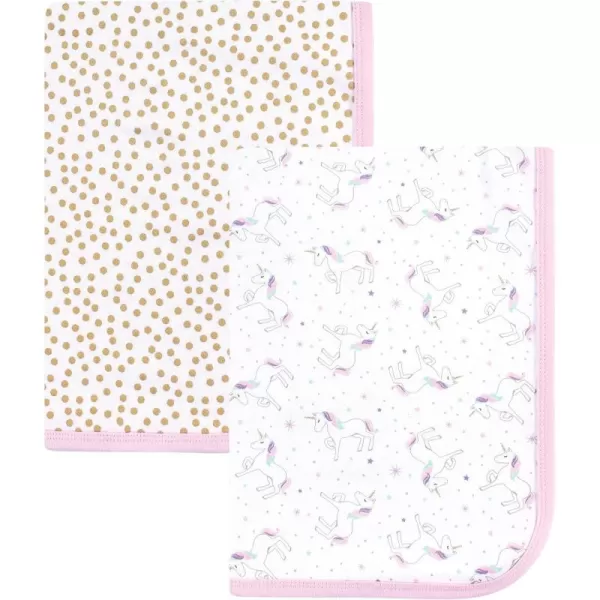 Hudson Baby Unisex Baby Cotton Swaddle Blankets, Woodland, One Size