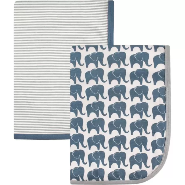 Hudson Baby Unisex Baby Cotton Swaddle Blankets, Woodland, One Size