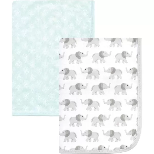 Hudson Baby Unisex Baby Cotton Swaddle Blankets, Woodland, One Size