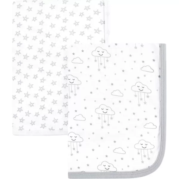 Hudson Baby Unisex Baby Cotton Swaddle Blankets, Woodland, One Size