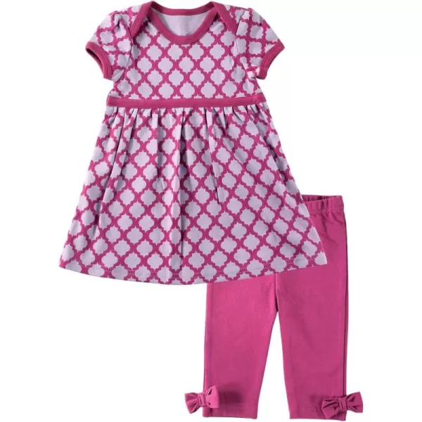 Hudson Baby baby-girls Dress and Cropped Leggings