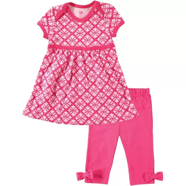 Hudson Baby baby-girls Dress and Cropped Leggings