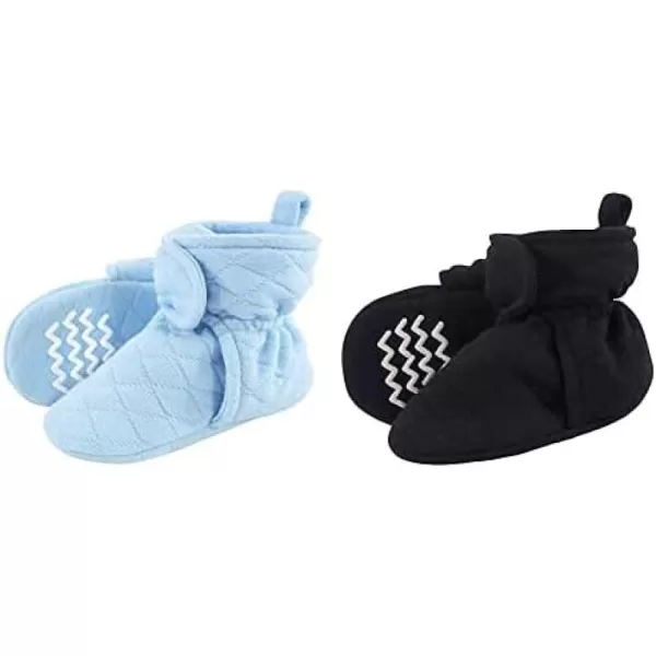 Hudson Baby Quilted Booties, 2-Pack