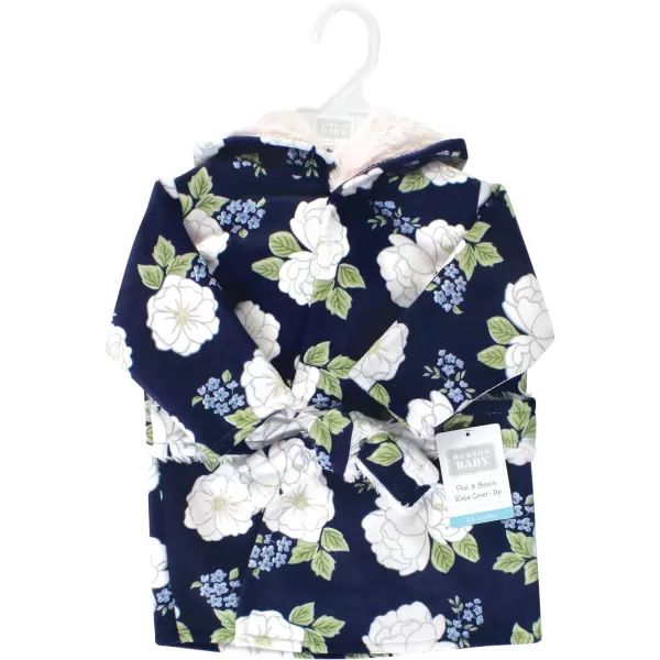 Hudson Baby Unisex BabyMink with Faux Fur Lining Pool and Beach Robe Cover-ups