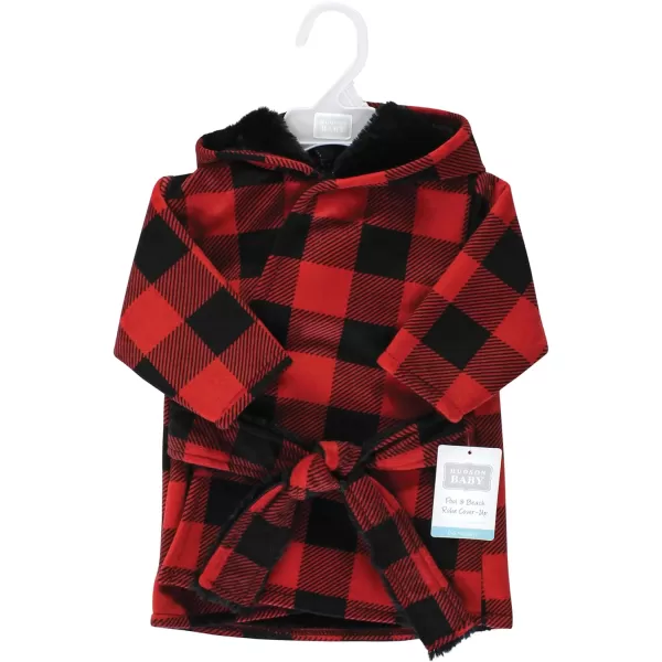 Hudson Baby Unisex BabyMink with Faux Fur Lining Pool and Beach Robe Cover-ups