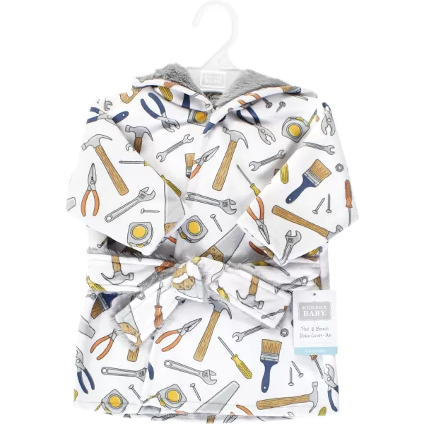 Hudson Baby Unisex BabyMink with Faux Fur Lining Pool and Beach Robe Cover-ups