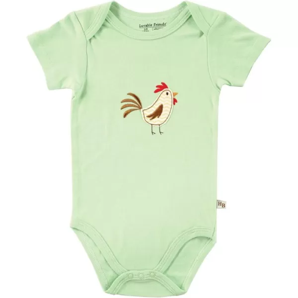 Hudson Baby Bamboo Animal Bodysuit