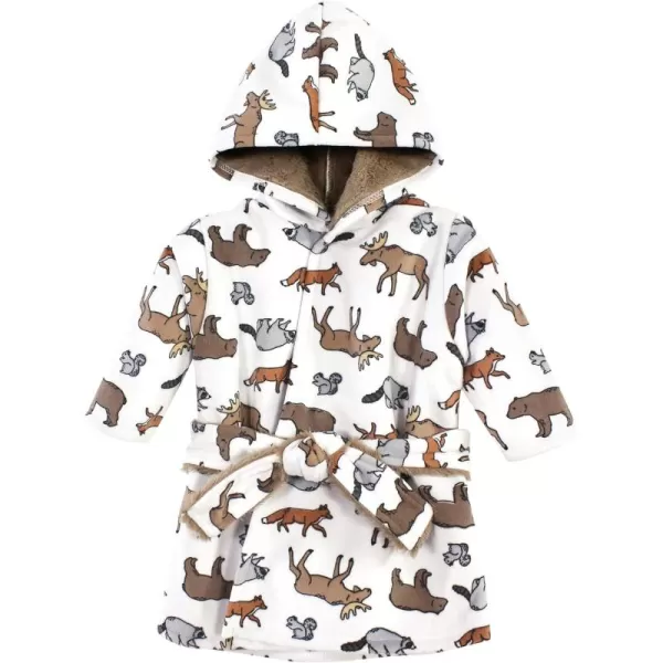 Hudson Baby Unisex BabyMink with Faux Fur Lining Pool and Beach Robe Cover-ups