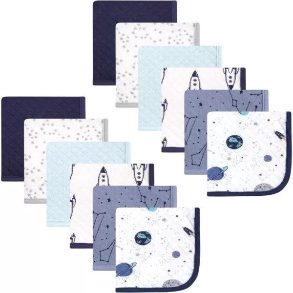Hudson Baby Unisex Baby Rayon from Bamboo Woven Washcloths 12pk, Soft Neutral, One Size