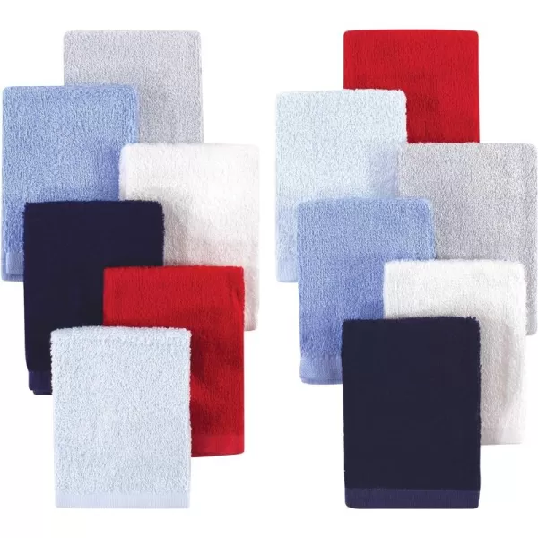 Hudson Baby Unisex Baby Rayon from Bamboo Woven Washcloths 12pk, Soft Neutral, One Size