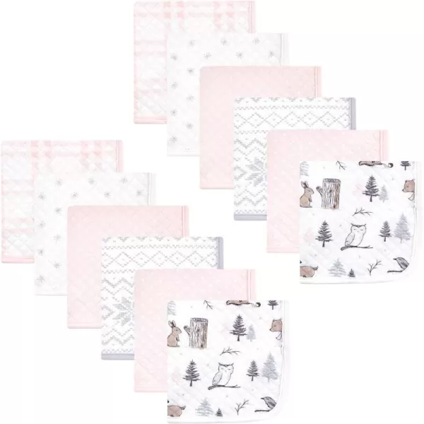 Hudson Baby Unisex Baby Rayon from Bamboo Woven Washcloths 12pk, Soft Neutral, One Size