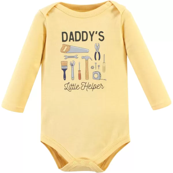 Hudson Baby Unisex Baby Unisex Baby Cotton Bodysuit, Pant and Shoe Set, Construction Work, 9-12 Months