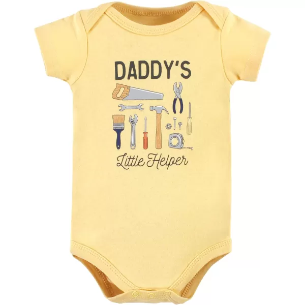 Hudson Baby Unisex Baby Unisex Baby Cotton Bodysuit, Pant and Shoe Set, Construction Work, 9-12 Months