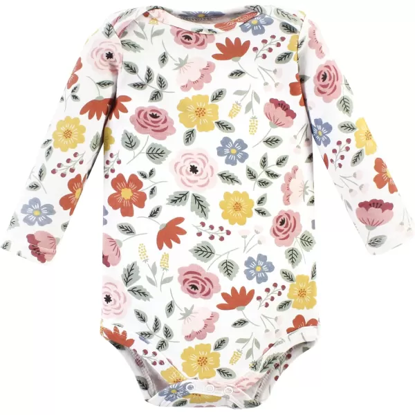 Hudson Baby Unisex Baby Unisex Baby Cotton Long-sleeve Bodysuits, Bonita, 9-12 Months