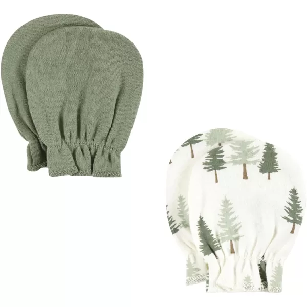 Hudson Baby Unisex Baby Cotton Scratch Mittens